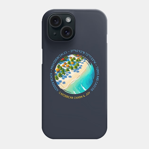 Hidden Beach, Providenciales, Turks and Caicos Islands, Caribbean Charm And Joy Phone Case by funfun