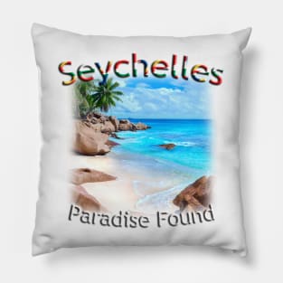 Seychelles - La Digue - Paradise Found Pillow