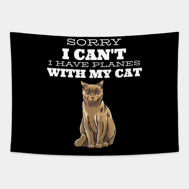 Sorry I can't I have plans with my Cat Tapestry by Hunter_c4 "Click here to uncover more designs"