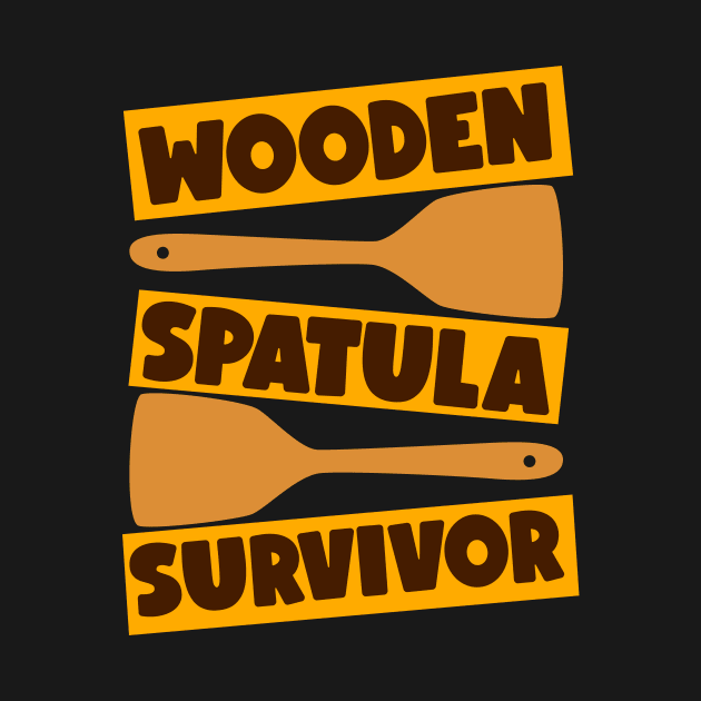 WOODEN SPATULA SURVIVOR by Movielovermax