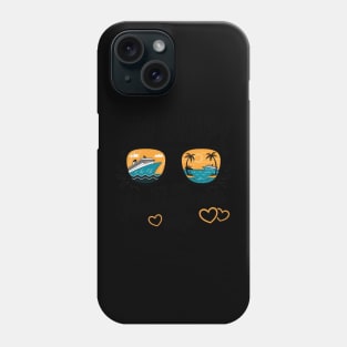 Aw Ship It's Our Honeymoon Trip Couples Matching Cruise Trip Phone Case