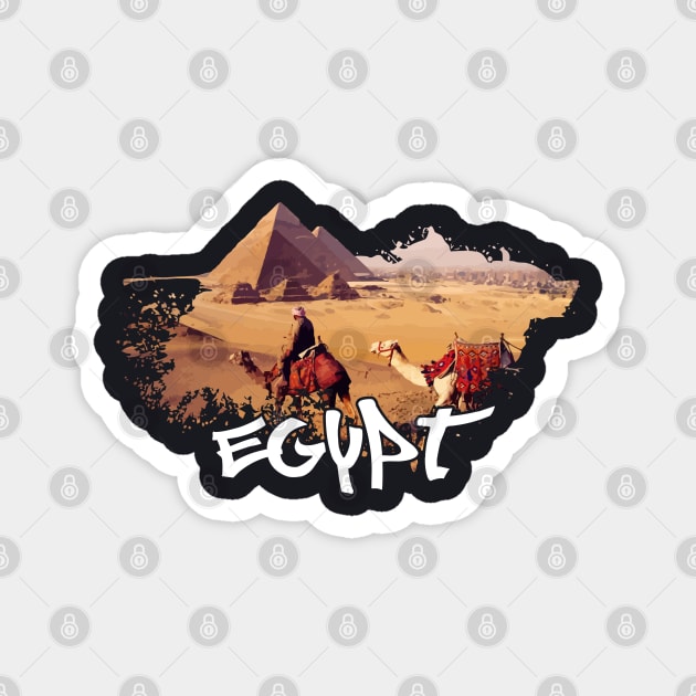 Egypt Lover Magnet by DARSHIRTS