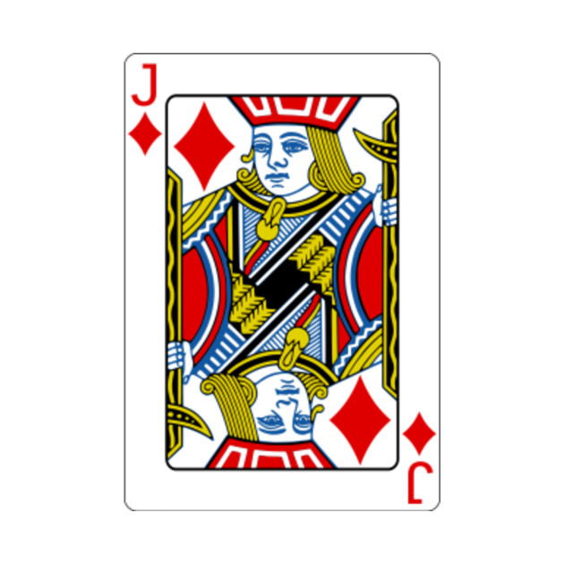 JACK OF DIAMONDS-2 - Playing Cards Pop Art Suits Classic Vintage Modern ...