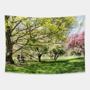 Spring - Lunch in the Park in Spring Tapestry