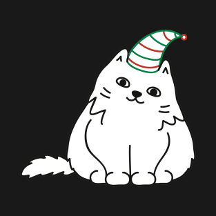 Funny cat christmas T-Shirt