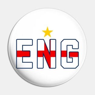 England Shorthand St Georges Flag Pin