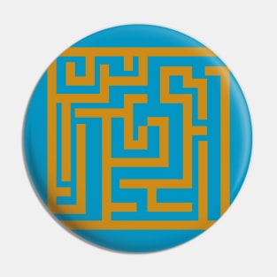 Golden Maze Pin