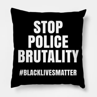 Stop Police Brutality, Black Lives Matter, George Floyd Pillow