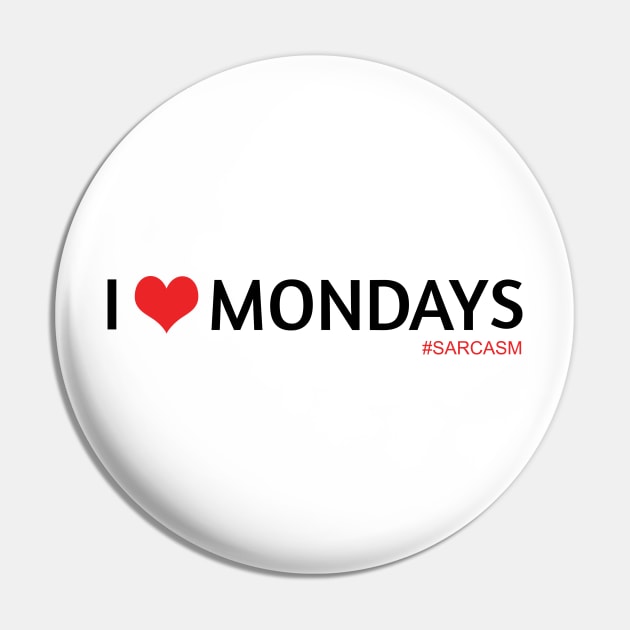 Love Monday T-Shirt Pin by Korry