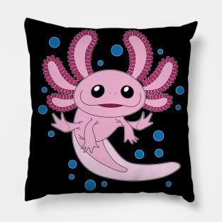 I Love Axolotls Pillow