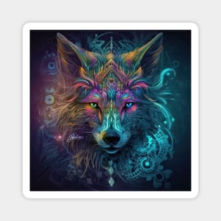 Psytrance Wolf Magnet