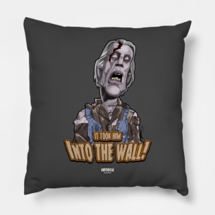 Zombie Construction Worker Pillow