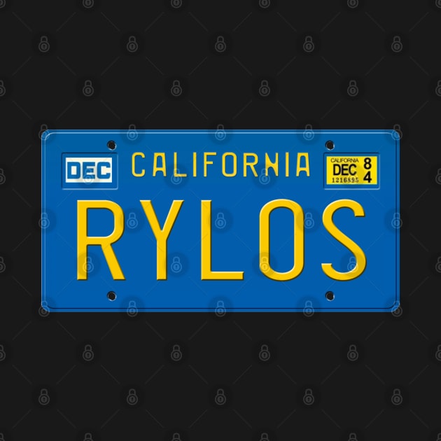 Rylos License Plate by RetroZest