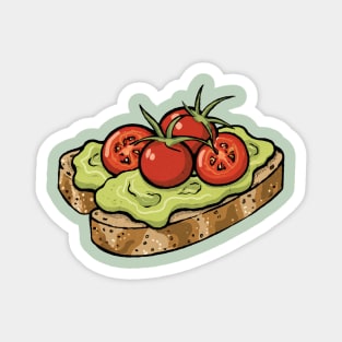 california avocado toast Magnet