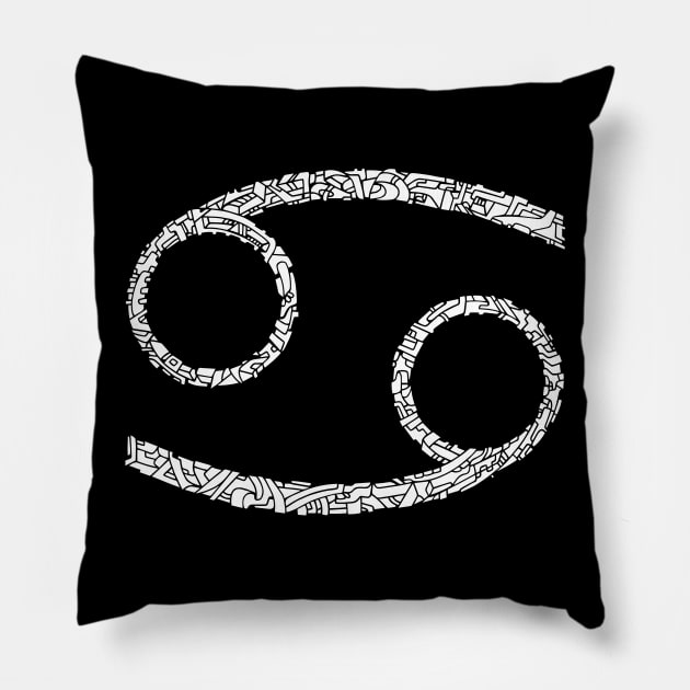 Cancer Pillow by JOHNF