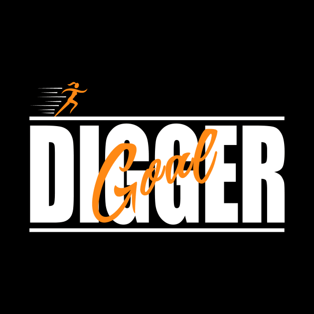 Girl Runner Goal Digger by TriHarder12