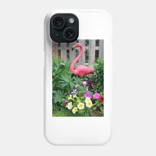 Flamingo and Flowers Phone Case