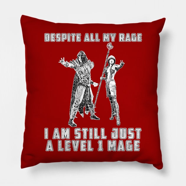 Level 1 Mage Pillow by Viergacht