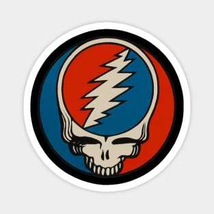 Grateful Dead skull Magnet