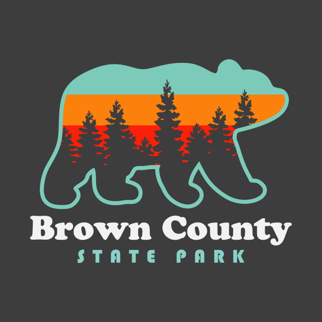 Brown County State Park Camping Bear Nashville Indiana by PodDesignShop