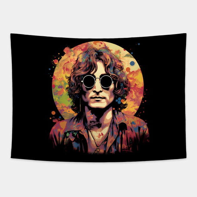 john lennon Tapestry by WildPackDesign