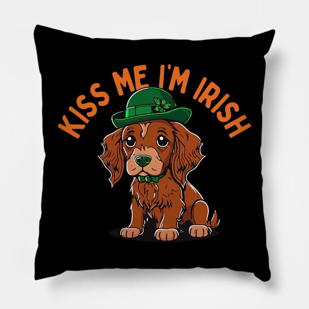 Kiss Me I'm Irish Pillow by feck!