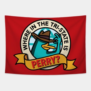 Where in the Tri-State is Perry? (Red) Tapestry