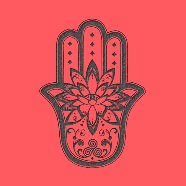 Hamsa Lotus Eye by MellowGroove