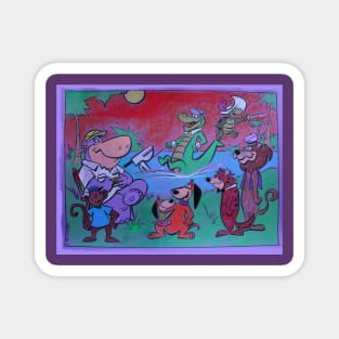 Saturday Morning Cartoons Magnet