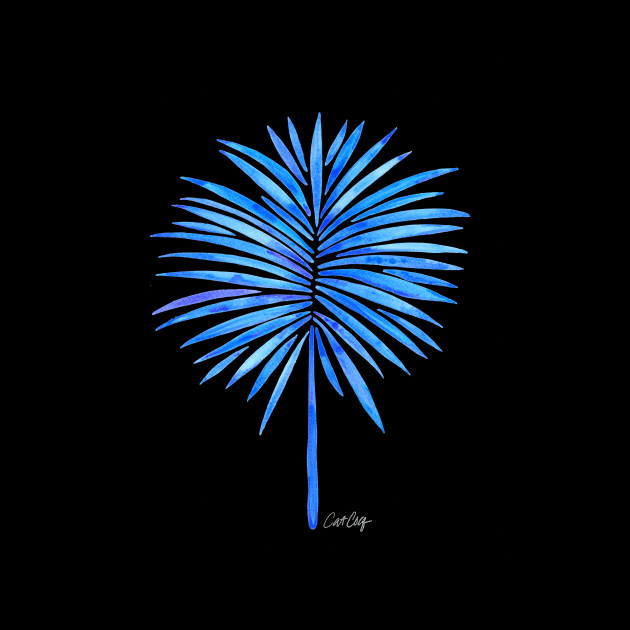 fan palm blue by CatCoq