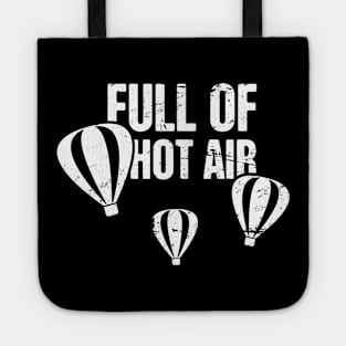 Funny Hot Air Balloon Graphic Tote