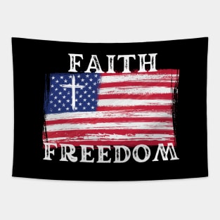 FAITH FREEDOM Tapestry