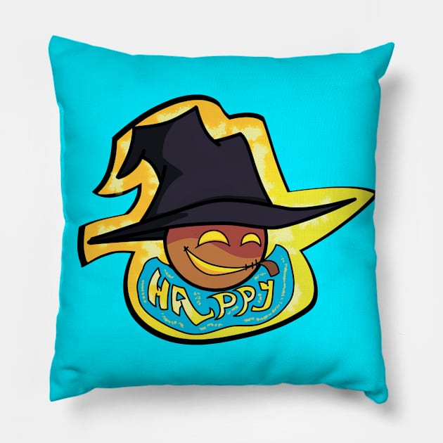 Fnf zardy mod character graffiti happy Pillow by Abrek Art