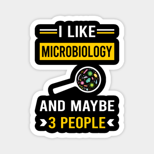 3 People Microbiology Microbiologist Magnet