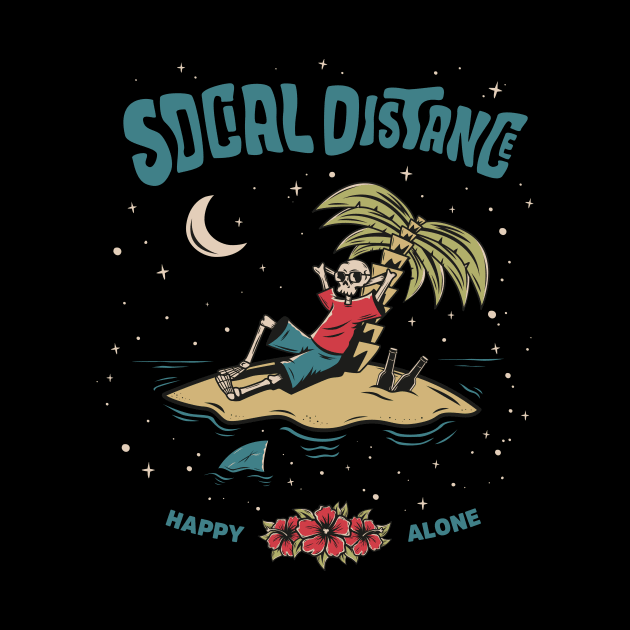 Social distance by Galleta gráfico