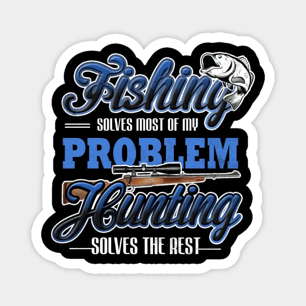 Fishing And Hunting Shirts National Hunting And Fishing Day Magnet by marcrosendahle