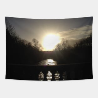 Scottish Photography Series (Vectorized) - Sunset Over The Kelvin Tapestry