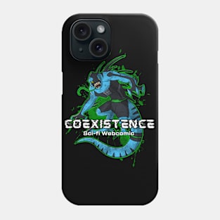 Syrac with logo-  Coexistence The Series Webcomic Phone Case
