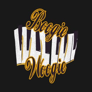 Boogie Woogie Piano Design T-Shirt