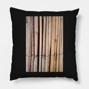 The texture of the dry reeds. Pillow