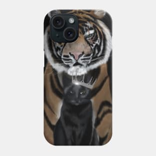 Tiger and his King Phone Case