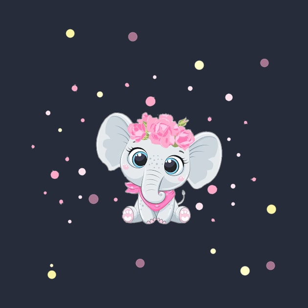 Cute baby elephant by marleks