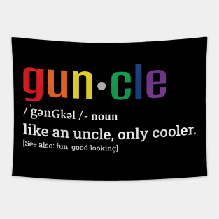 Guncle - LGBT LGBTQ Gift Tapestry