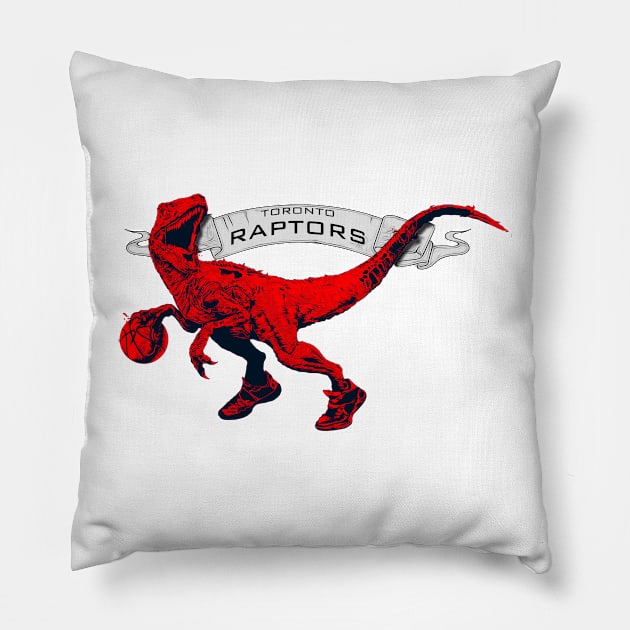 Raptors Pillow by arxitrav