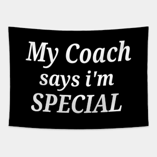 My Coach says i'm Special Tapestry