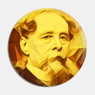 Charles Dickens Golden Portrait | charlles dickens artwork 11 Pin