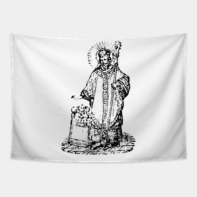 Saint Urban - Catholic TShirts by VSG Tapestry by Very Simple Graph