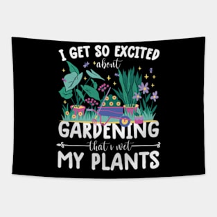 Cool Gardening Design For Men Women Plant Lover Gardener Tapestry