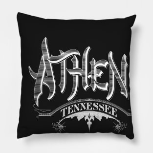 Vintage Athens, TN Pillow