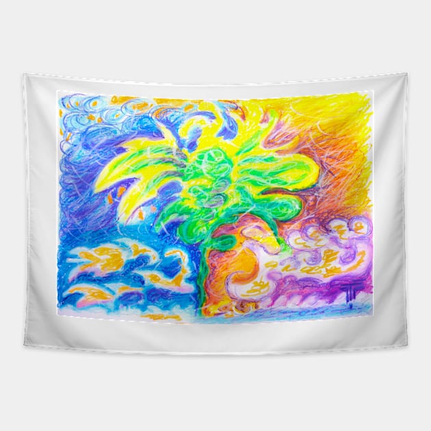 palmtree Tapestry by terezadelpilar